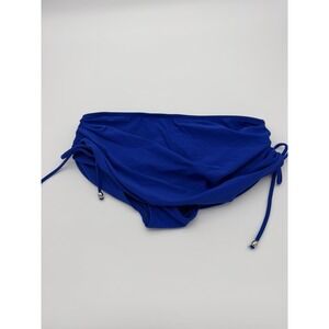 Blue Catalina Adjustable Side Skirted Swimsuit Bottom-Small-New-Retro